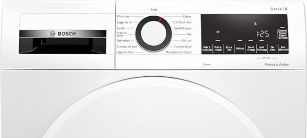 Bosch WQG233D0FR - Série 6 - Sèche-Linge à Pompe à Chaleur – Image 3