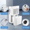 Olimpia Splendid 02064 Aquaria S1 20 P - Déshumidificateur 20 L/jour – Image 4